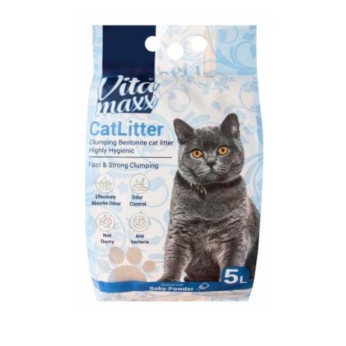 Vita Maxx Clumping Cat Litter Sand With Apple Scent 20 L