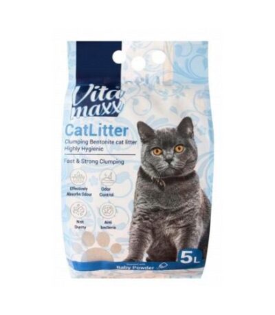 Vita Maxx Clumping Cat Litter Sand Baby Powder 10 L