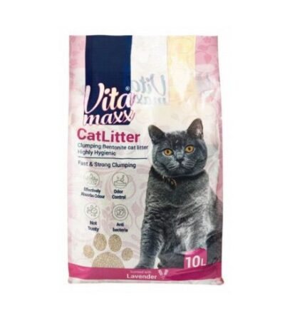 Vita Maxx Clumping Cat Litter Lavender Scent 5l