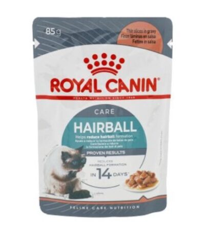 Royal Canin Hairball Care Adult Cat Wet Food Gravy Pouch 85g