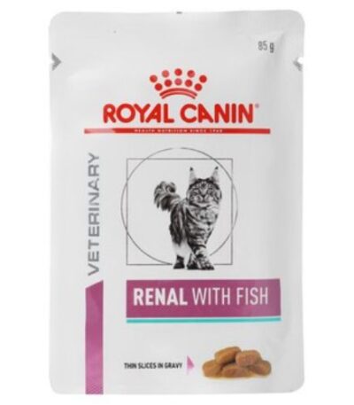 Royal Canin Renal with Fish Wet Cat Food Pouch 85g