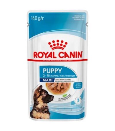 Royal Canin Maxi Puppy Wet Food Pouch 140g