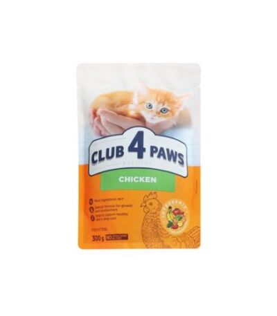 Club 4 Paws Kitten Dry Food with Chicken 300g