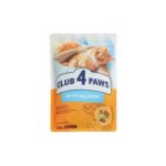 Club 4 Paws Adult Cat Dry Food with Salmon 300g