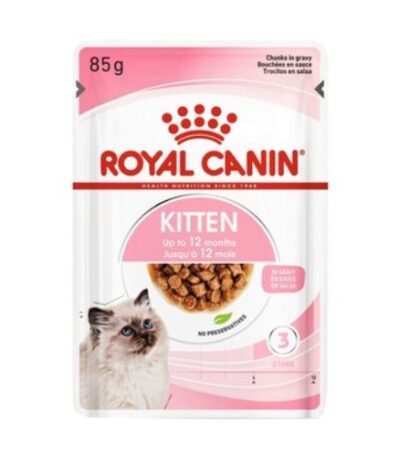 Royal Canin Kitten Gravy Pouch Wet Food for Kittens 85G