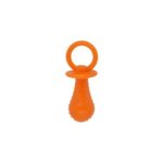 Orgo Multi‑Color Pacifier‑Shaped Dog Chew Toy