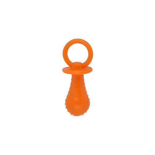 Orgo Multi‑Color Pacifier‑Shaped Dog Chew Toy