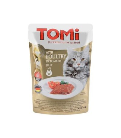 Tomi Wet Cat Food Poultry with Tomato 100g