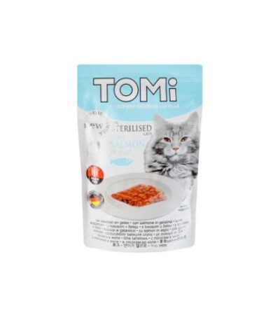 Tomi Wet Food for Sterilized Cats Salmon in Jelly 85g