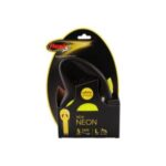 Flexi Neon Retractable Dog Leash Size L 5m For Dogs Up to 50kg