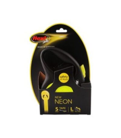 Flexi Neon Retractable Dog Leash Size L 5m For Dogs Up to 50kg