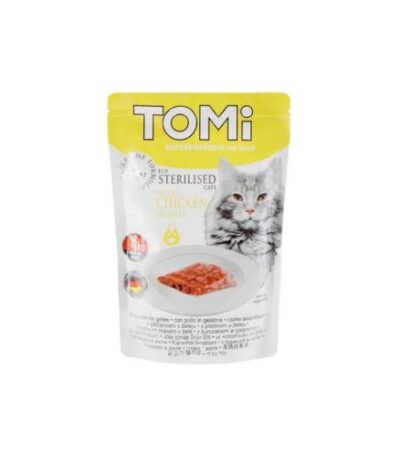 Tomi Wet Food for Sterilized Cats Chicken in Jelly 85g