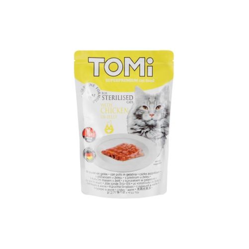 Tomi Wet Food for Sterilized Cats Chicken in Jelly 85g