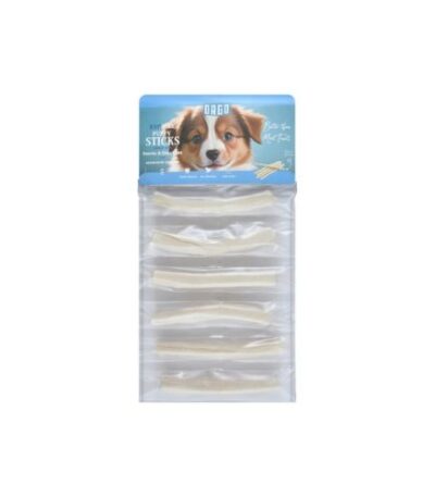 Orgo Rawhide Chew Sticks for Dogs – Small Size, White