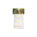 Orgo Rawhide Bone Chew Treat for Dogs – Medium Size, White