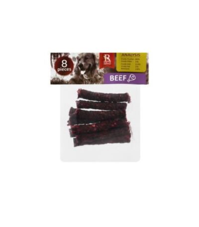 Rich Beef Stick Treats for Dogs – 8‑Piece Pack