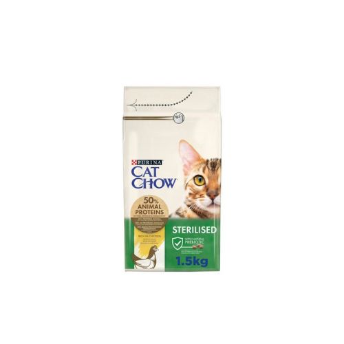Purina Cat Chow Sterilised Adult Dry Food with Chicken – 1.5 kg