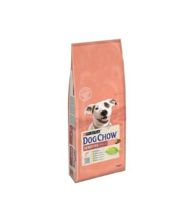 Purina Dog Chow Sensitive Adult Dry Food with Salmon – 14 kg