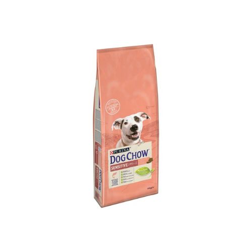 Purina Dog Chow Sensitive Adult Dry Food with Salmon – 14 kg
