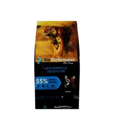 Pro Performance Hypoallergenic Dry Food with Chicken & Fish for Adult Cats 15kg
