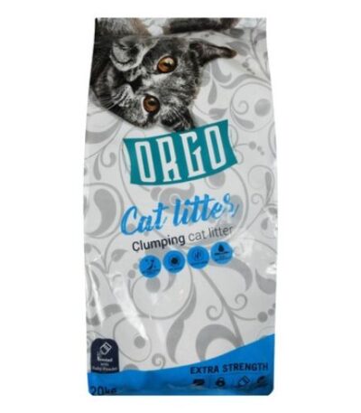 Orgo Baby Powder Scented Clumping Cat Litter 20L