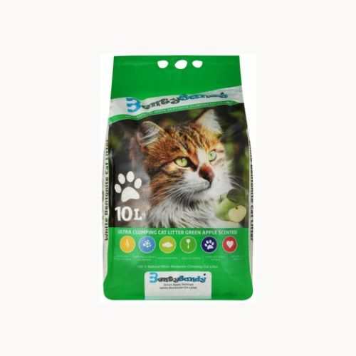 Benty Sandy Clumping Cat Litter Green Apple Scent 10L