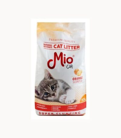 Mio Eco-Friendly Ultra Clumping Cat Litter Orange Scent 10L