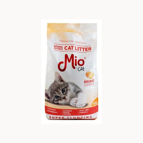 Mio Eco-Friendly Ultra Clumping Cat Litter Orange Scent 10L