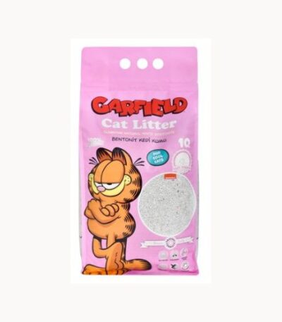 Garfield Clumping White Bentonite Cat Litter Baby Powder Scent 10L