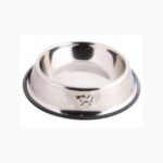 Medium Stainless Steel Pet Bowl Non Slip Base