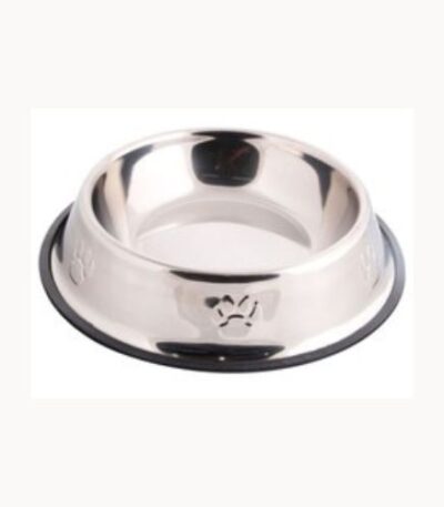 Medium Stainless Steel Pet Bowl Non Slip Base