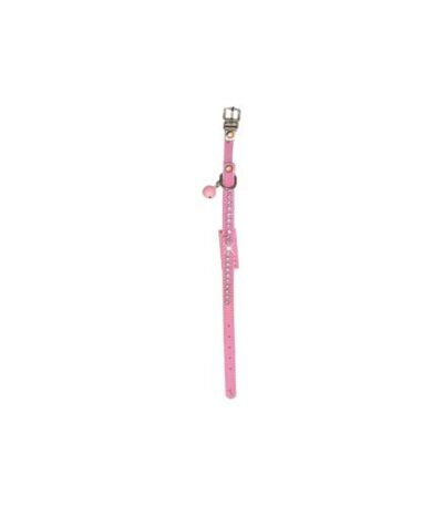 Pink Cat Collar with Bell by Naomi – 31x1.2 cm