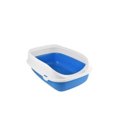 Cat Litter Box with Rim – Assorted Colors