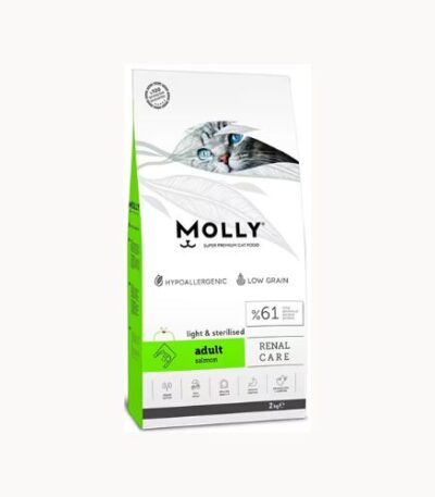 Molly Renal & Sterilized Cat Dry Food 2kg