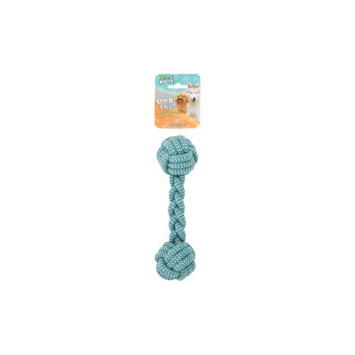 Soleil Blue Dumbbell Tug Rope Dog Toy