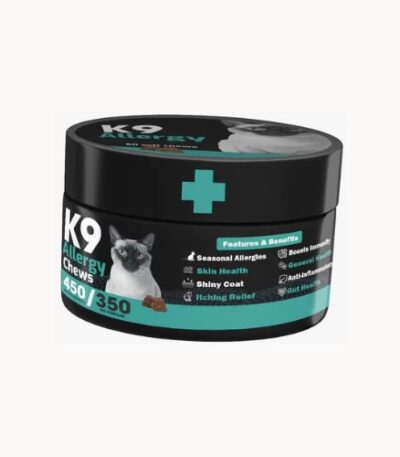 K9 – Allergy Support Soft Chews for Cats – 60 Pcs