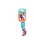 Soleil Cotton Rope Dog Chew Toy – Pink & Purple