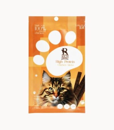 Riche High Protein Chicken Cat Stick Treats with Taurine 5 pcs