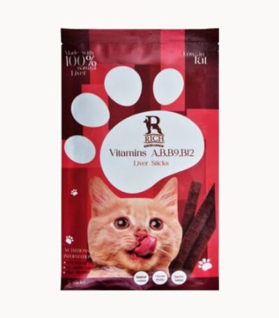 Riche Liver Cat Treats with Vitamins & Taurine 5 pcs