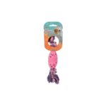 Soleil Cotton Rope Dog Chew Toy – Pink & Purple