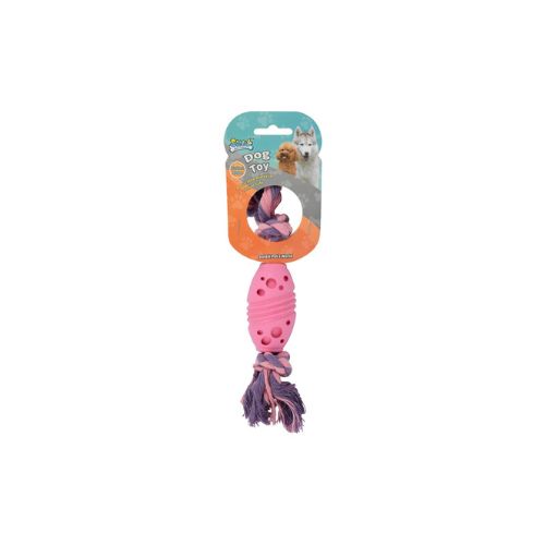 Soleil Cotton Rope Dog Chew Toy – Pink & Purple