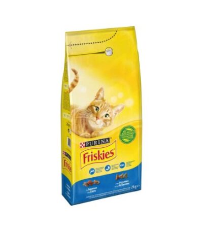 Friskies Dry Food for Cats – Salmon 2kg