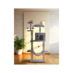 Cat Tree & Scratcher House (60x40x160cm)