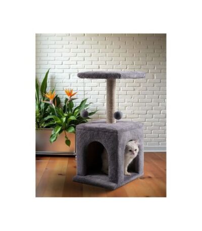 Cat Tree & Scratcher House (40x35x65cm)