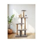 Cat Tree & Scratcher House (50x50x110cm)
