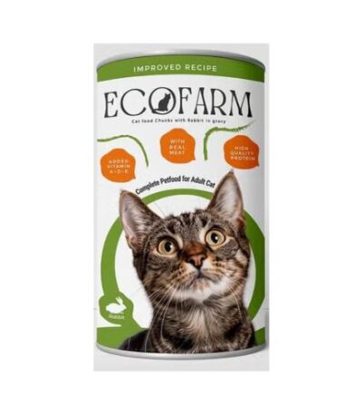 Eco Farm Cat Food Rabbit Cans 400g