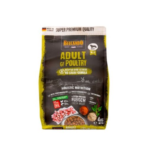 Belcando Adult Poultry Dry Food for Medium to Very Large Breed Dogs – 4kg