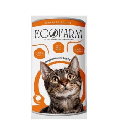 Eco Farm Cat Food Turkey Cans 400g