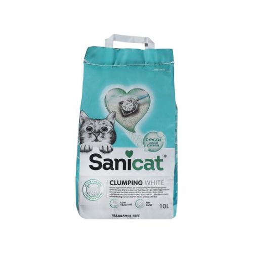 Sanicat White Clumping Cat Litter – 10L
