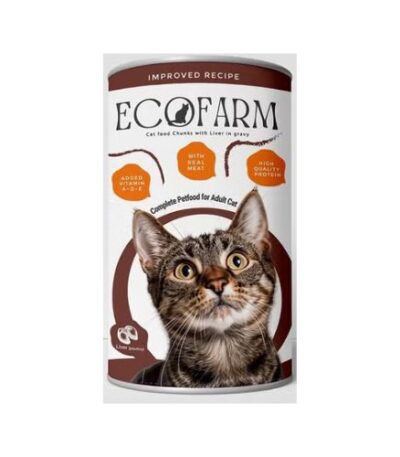 Eco Farm Cat Food Liver Cans 400g